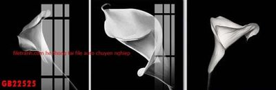 File ảnh File gốc in bộ tranh decor treo tráng gương canvas GB22525 (gốc) in poster