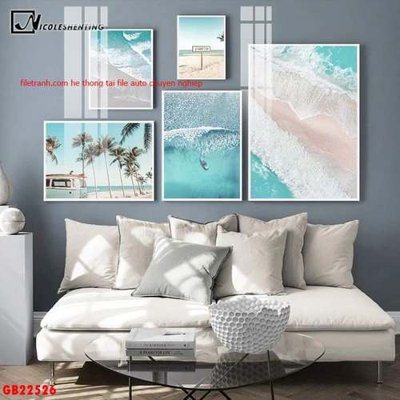Mua file gốc File gốc in bộ tranh decor treo tráng gương canvas GB22526 (chất lượng) tại Filetranh.com