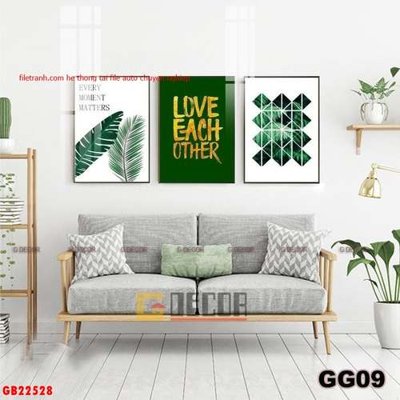File gốc File gốc in bộ tranh decor treo tráng gương canvas GB22528 (dành cho trang trí nội thất)