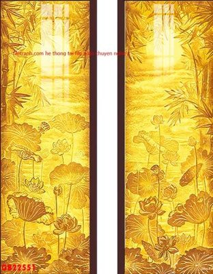 Download file gốc File gốc in bộ tranh decor treo tráng gương canvas GB22551 (in lụa) tranh 3D
