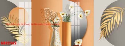 Download file gốc File gốc in bộ tranh decor treo tráng gương canvas GB22562 (dùng cho in ấn)