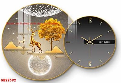 Mua file gốc File gốc in bộ tranh decor treo tráng gương canvas GB22592 (in ấn) tại Filetranh.com