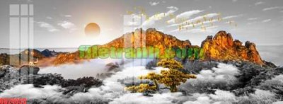 File ảnh File gốc in bộ tranh decor treo tráng gương canvas GB24058 (gốc) in backdrop sự kiện