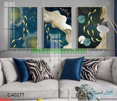 File gốc in ấn File gốc in bộ tranh decor treo tráng gương canvas GB24218 độ phân giải cao