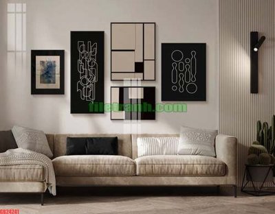 File gốc File gốc in bộ tranh decor treo tráng gương canvas GB24241 (cho in ấn) từ kho Filetranh