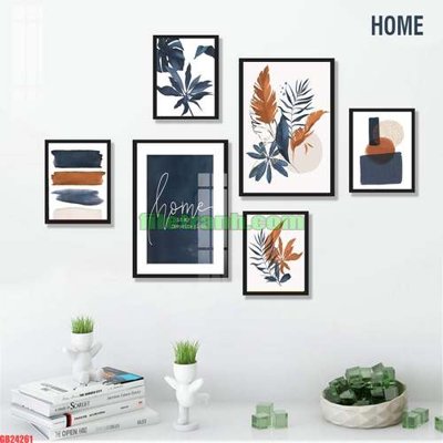 File gốc File gốc in bộ tranh decor treo tráng gương canvas GB24261 (vector) cho in ấn
