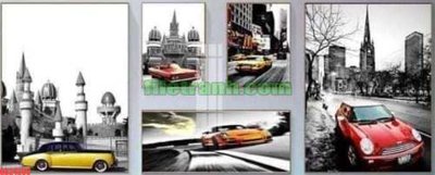 Hình ảnh file gốc File gốc in bộ tranh decor treo tráng gương canvas GB24290 (chất lượng cao)