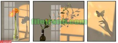 Tải file File gốc in bộ tranh decor treo tráng gương canvas GB24325 (ảnh gốc) in tráng gương