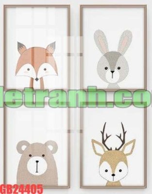 File gốc File gốc in bộ tranh decor treo tráng gương canvas GB24405 (AI/EPS) cho in ấn