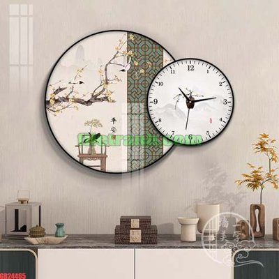 File gốc File gốc in bộ tranh decor treo tráng gương canvas GB24465 (trang trí) cho phòng khách