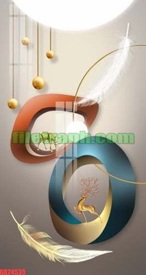 File gốc File gốc in bộ tranh decor treo tráng gương canvas GB24535 (in mica) trang trí