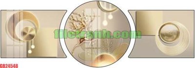 File gốc File gốc in bộ tranh decor treo tráng gương canvas GB24548 (thiết kế) độc quyền