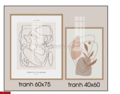 File gốc File gốc in bộ tranh decor treo tráng gương canvas GB25006 (bản quyền) cho in ấn
