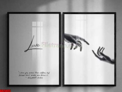 Download file File gốc in bộ tranh decor treo tráng gương canvas GB25025 (gốc) in mica cao cấp
