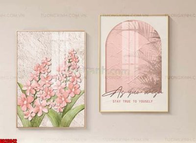 File ảnh File gốc in bộ tranh decor treo tráng gương canvas GB25042 (gốc) in backdrop sự kiện