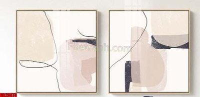 File gốc File gốc in bộ tranh decor treo tráng gương canvas GB25073 (in tráng gương) ốp tường