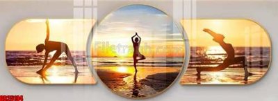 File gốc File gốc in bộ tranh decor treo tráng gương canvas GB25194 (thiết kế) độc quyền