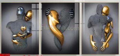 Tải file File gốc in bộ tranh decor treo tráng gương canvas GB25221 (gốc) làm tranh treo tường