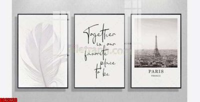 Ảnh gốc File gốc in bộ tranh decor treo tráng gương canvas GB25233 (độ nét cao) in mica