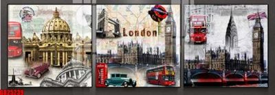 File PSD File gốc in bộ tranh decor treo tráng gương canvas GB25239 (nguyên gốc) chất lượng cao