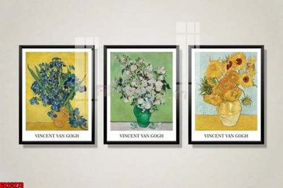 File ảnh File gốc in bộ tranh decor treo tráng gương canvas GB25273 (gốc) in decal dán tường