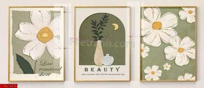 Ảnh gốc File gốc in bộ tranh decor treo tráng gương canvas GB25292 (siêu chi tiết) để in ấn