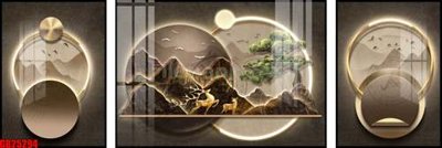 File PSD File gốc in bộ tranh decor treo tráng gương canvas GB25294 (bản gốc) đã tách nền