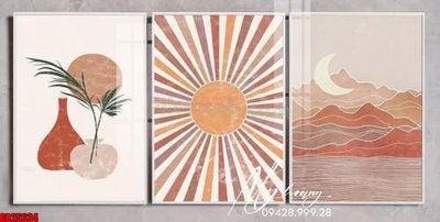 File gốc File gốc in bộ tranh decor treo tráng gương canvas GB25334 (chủ đề hiện đại) trang trí