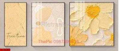 File in ấn File gốc in bộ tranh decor treo tráng gương canvas GB25352 (bản gốc) từ file gốc