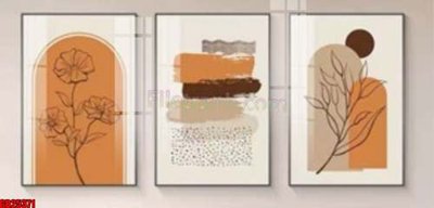 File tranh File gốc in bộ tranh decor treo tráng gương canvas GB25371 (gốc) in vải canvas