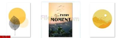 File tranh File gốc in bộ tranh decor treo tráng gương canvas GB25408 (gốc) chủ đề động vật