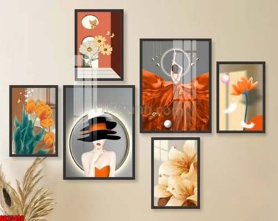 File in trần File gốc in bộ tranh decor treo tráng gương canvas GB25490 (bản gốc) phong cảnh