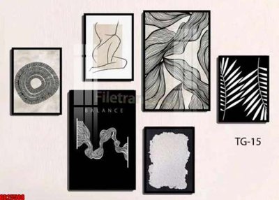 File tranh gốc File gốc in bộ tranh decor treo tráng gương canvas GB25508 (bản quyền) file PSD