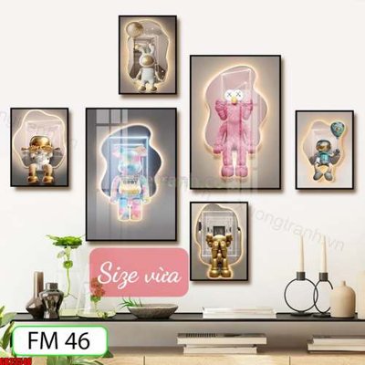 File tranh gốc File gốc in bộ tranh decor treo tráng gương canvas GB25548 (bản quyền) Filetranh.com