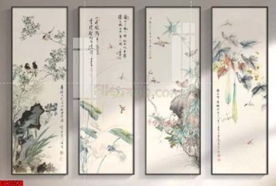 Tải file File gốc in bộ tranh decor treo tráng gương canvas GB25578 (gốc) chủ đề tâm linh