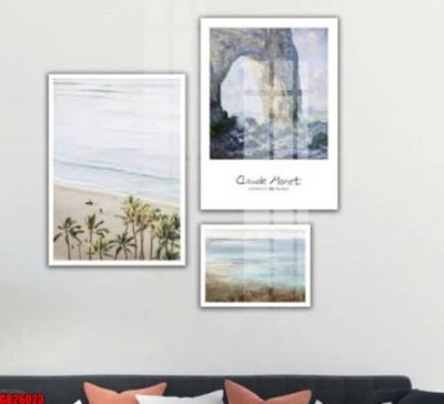 File PSD in ấn File gốc in bộ tranh decor treo tráng gương canvas GB26023 (chất lượng cao)