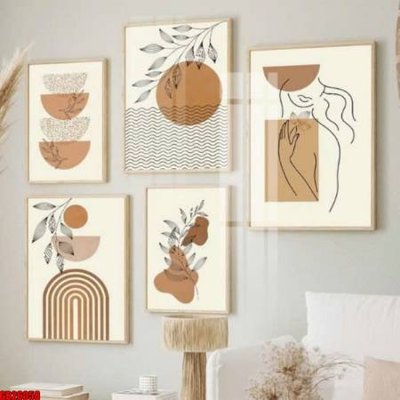 File tranh File gốc in bộ tranh decor treo tráng gương canvas GB26058 (ảnh gốc) độ nét vượt trội