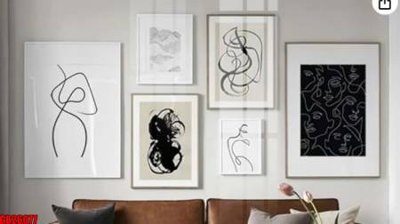 File gốc in ấn File gốc in bộ tranh decor treo tráng gương canvas GB26077 (sẵn sàng tải về)