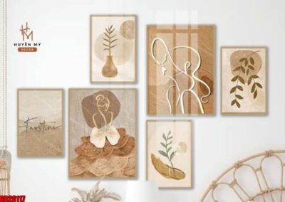 File gốc File gốc in bộ tranh decor treo tráng gương canvas GB26117 (in mica) trang trí