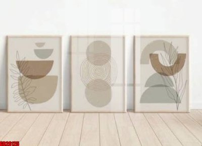 File gốc File gốc in bộ tranh decor treo tráng gương canvas GB26125 (cho in ấn) độc quyền