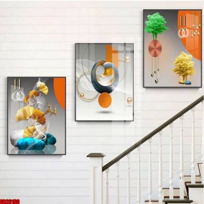 File gốc File gốc in bộ tranh decor treo tráng gương canvas GB26160 (in mica) làm bảng hiệu