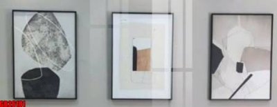 File gốc File gốc in bộ tranh decor treo tráng gương canvas GB26181 (in 3D) nghệ thuật