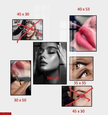 Mua file tranh gốc File gốc in bộ tranh decor treo tráng gương canvas GB26200 tại Filetranh.com