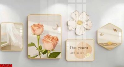 Tải file File gốc in bộ tranh decor treo tráng gương canvas GB26236 (gốc) chủ đề tâm linh