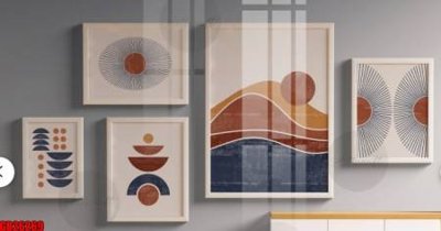 Tải file File gốc in bộ tranh decor treo tráng gương canvas GB26269 (gốc) chủ đề tâm linh