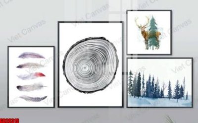 File in ấn File gốc in bộ tranh decor treo tráng gương canvas GB26319 (bản gốc) từ file gốc
