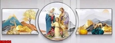 Tải file File gốc in bộ tranh decor treo tráng gương canvas GB26424 (PSD) cho in tranh kính