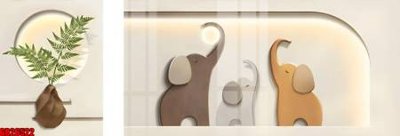 File gốc File gốc in bộ tranh decor treo tráng gương canvas GB26522 (in lụa) tranh phong thủy