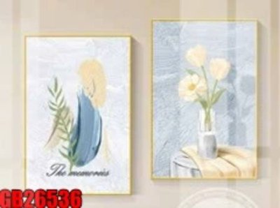 File gốc File gốc in bộ tranh decor treo tráng gương canvas GB26536 (in tráng gương) sang trọng