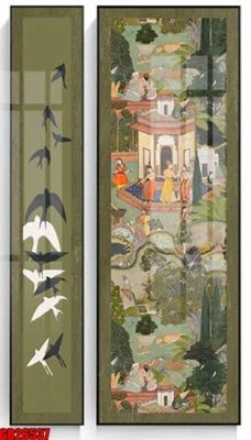 File gốc File gốc in bộ tranh decor treo tráng gương canvas GB26537 (dành cho quảng cáo)